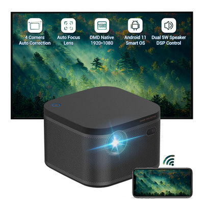 Хорошая цена. 700ANSI 1080P Wifi Smart Mini Projector DLP LED для презентаций OEM онлайн